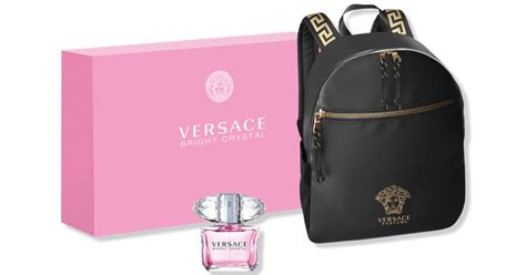 perfume women versace|women versace perfume with backpack.